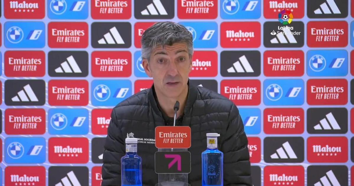 Imanol define la primera vuelta de la Real Sociedad como una auténtica locura ¡Y no le falta razón!