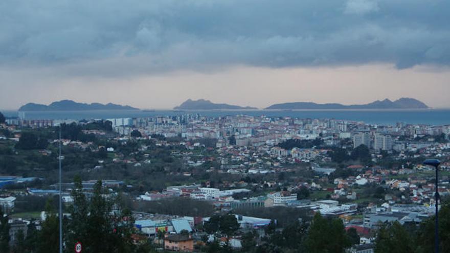 Vista panorámica del casco urbano de Vigo. // Nick