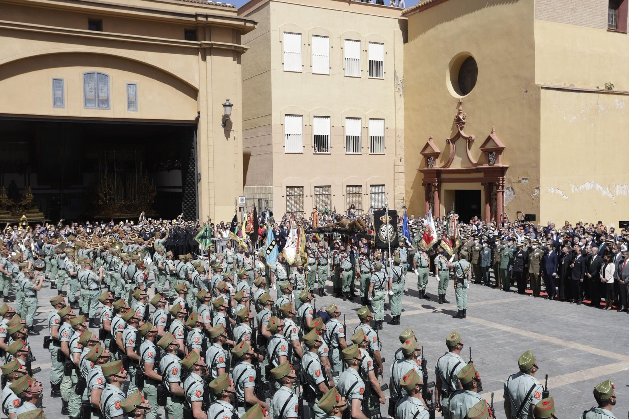 Las imágenes del traslado de la Legión del Cristo de la Buena Muerte de Mena