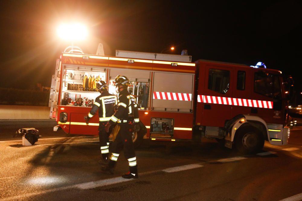 Accidente de tráfico múltiple en Ibiza