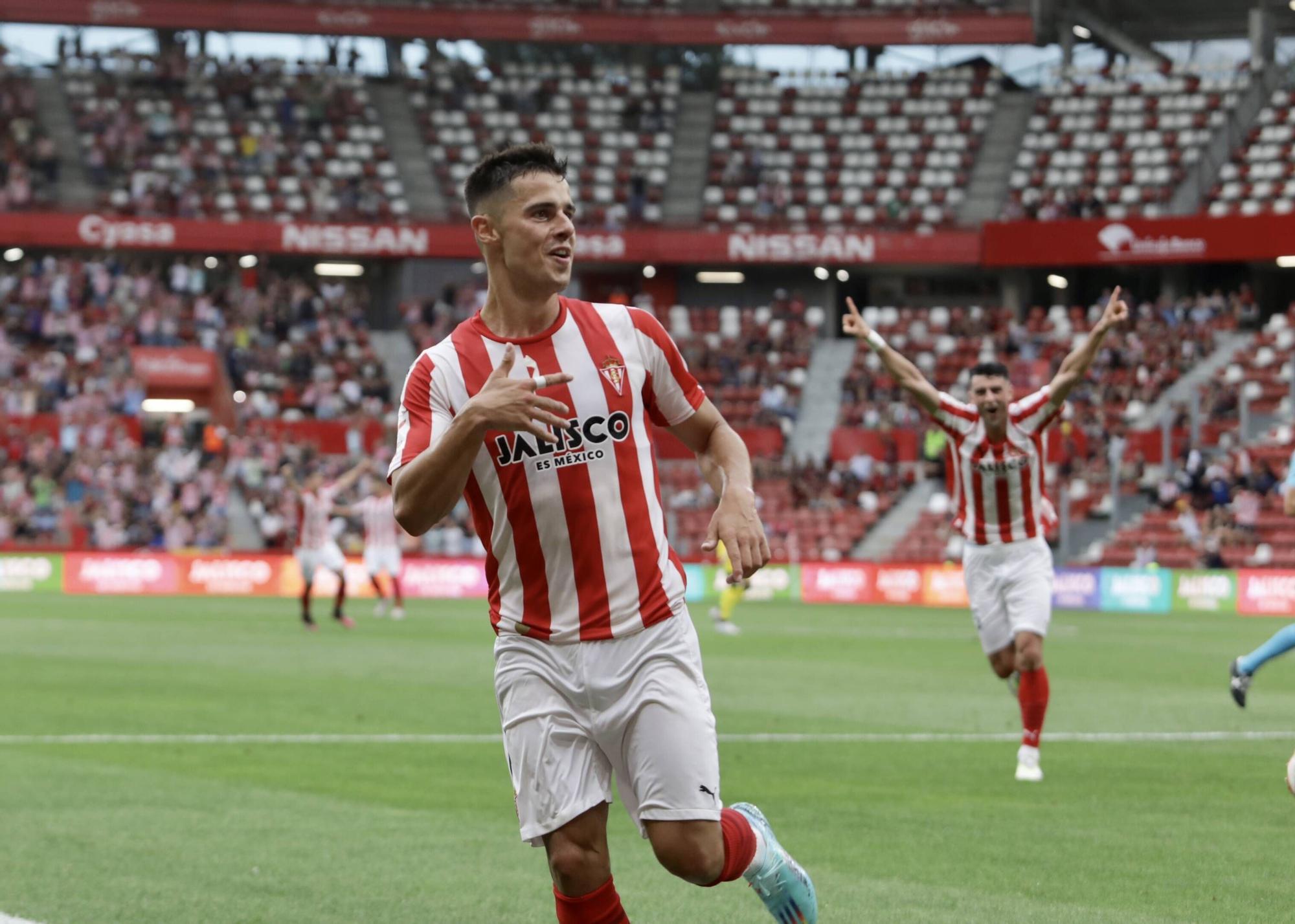 Así fue el partido entre el Sporting y el Mirandés