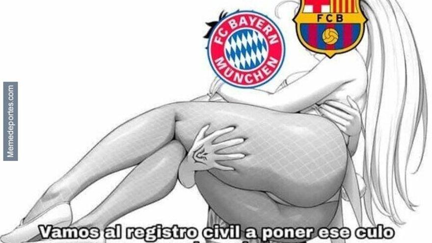 Vacile generalizado en redes con los memes del Bayern – Barça