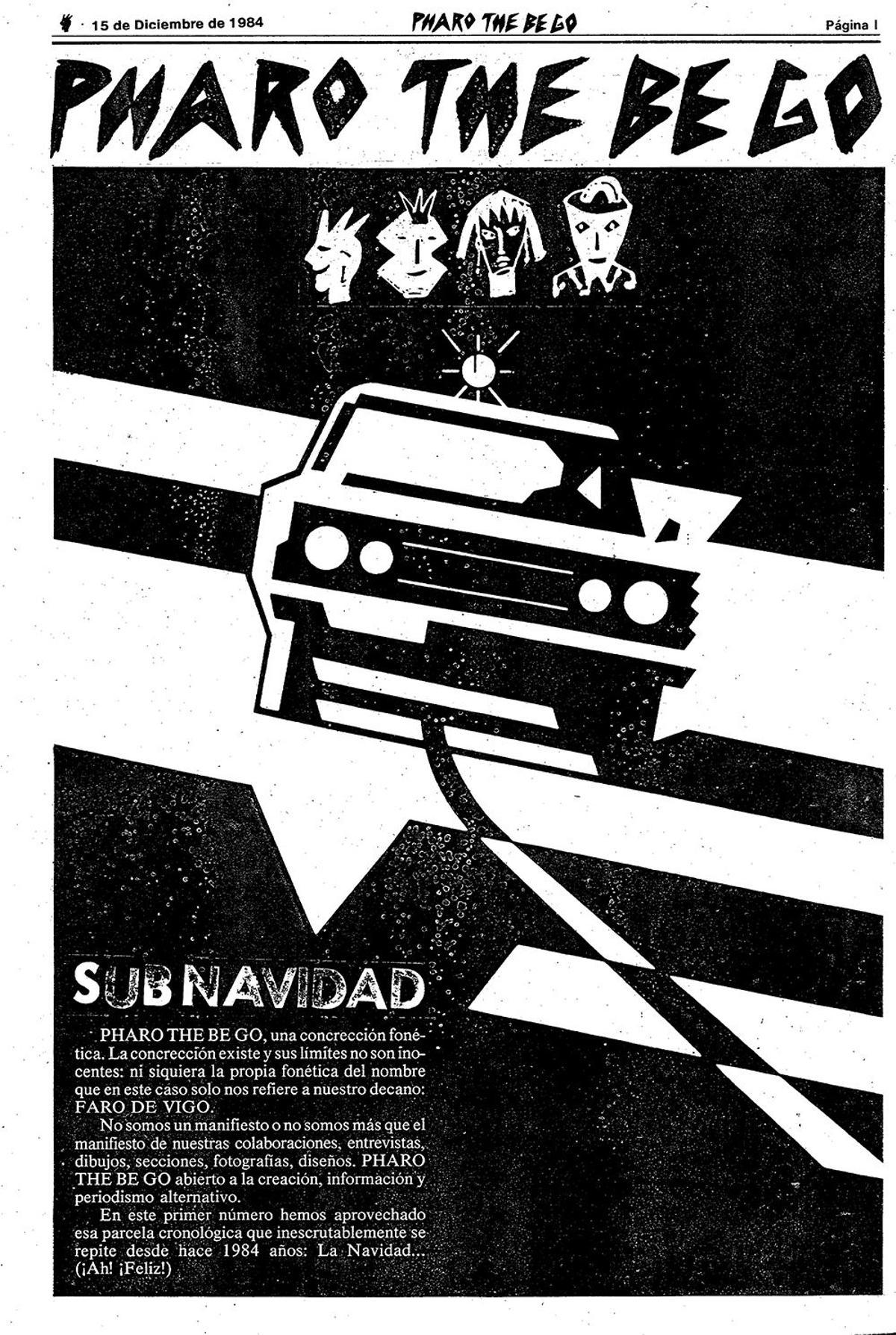 Primera portada del PHARO THE BE GO