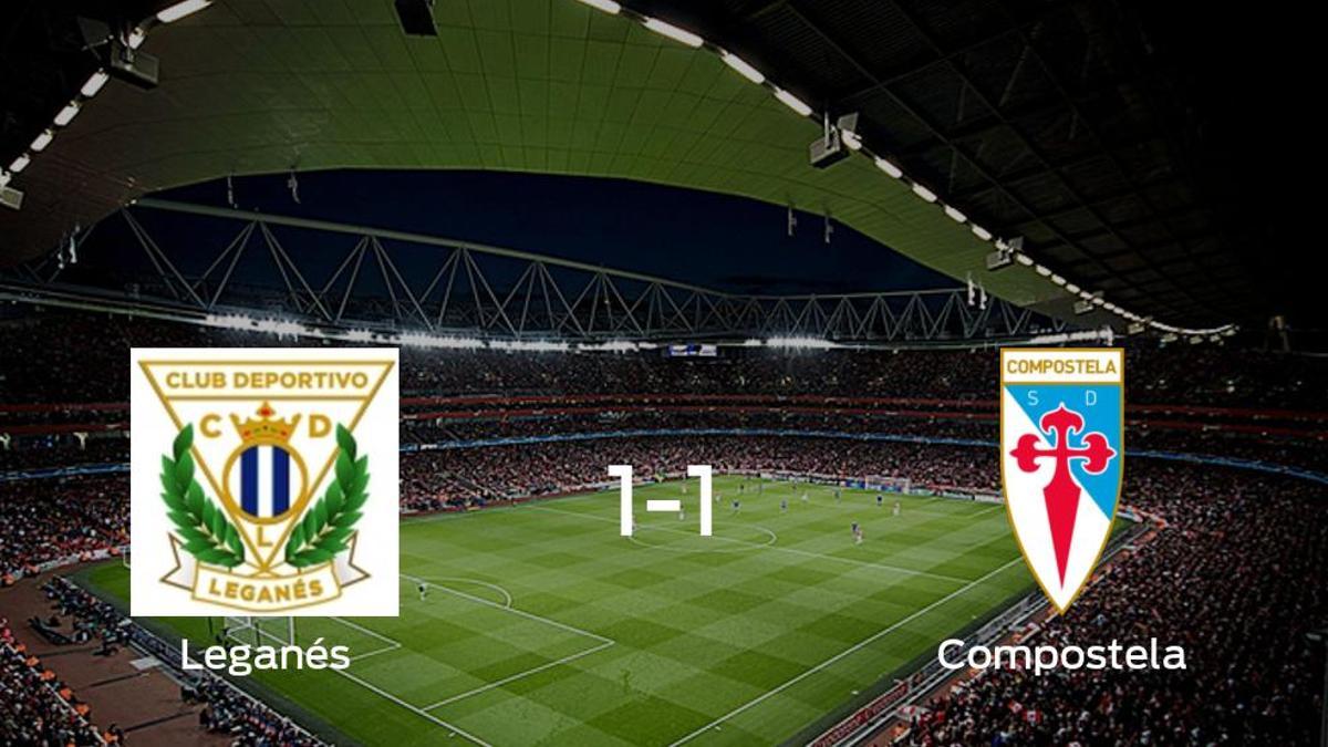 El Leganés B y el Compostela mantienen un pulso igualado por la Segunda RFEF (1-1)