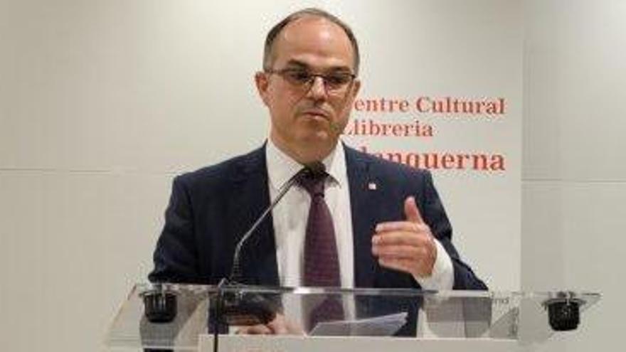 Turull va criticar la decisió del Tribunal Constitucional