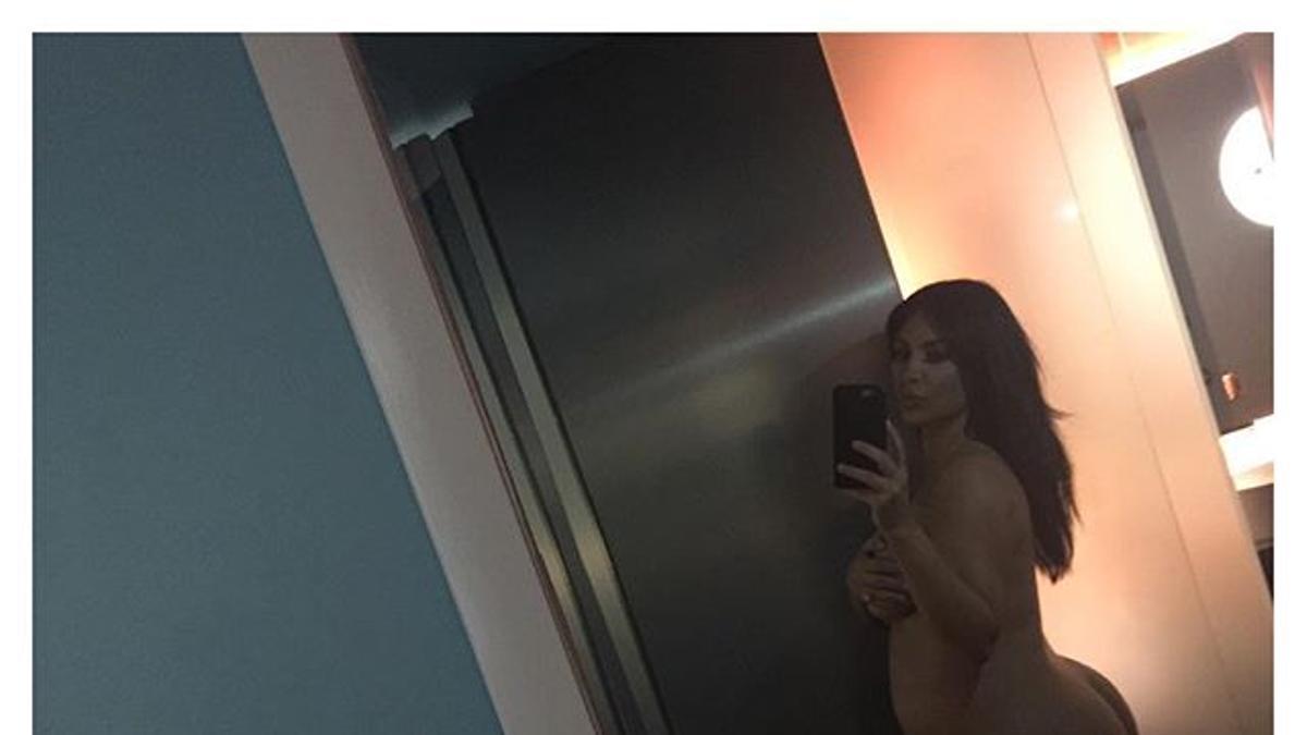 Kim Kardashian embarazada en Instagram