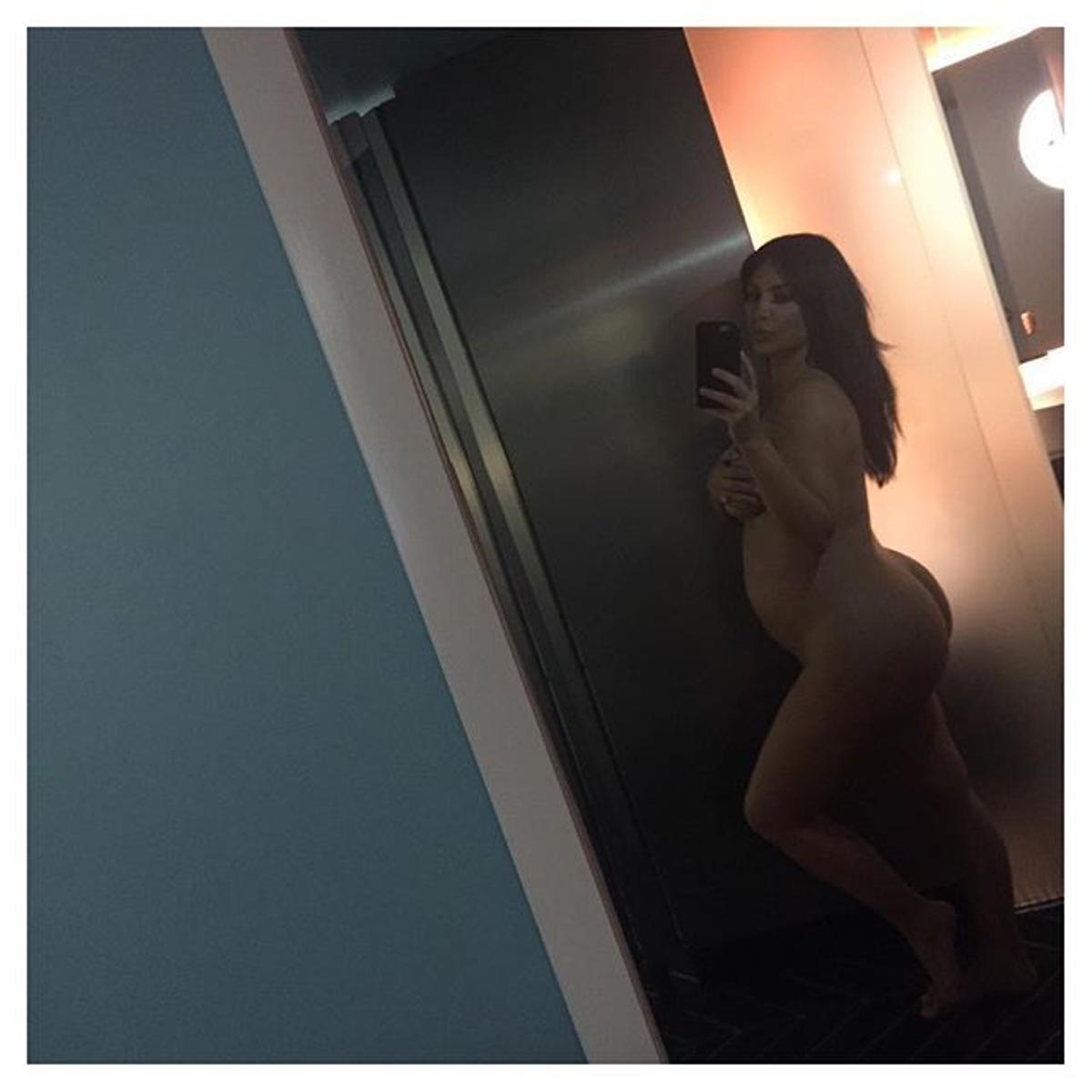 Kim Kardashian embarazada en Instagram
