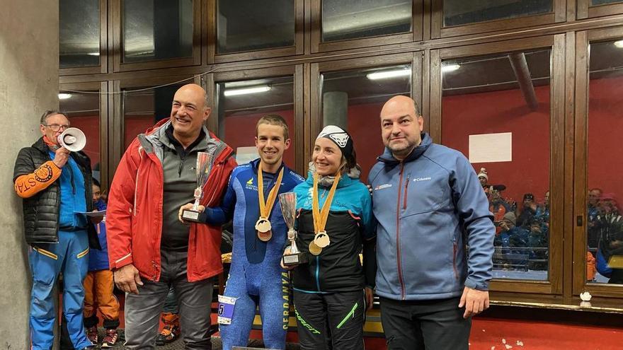 Anna Huguet, del Mountain Runners del Berguedà, campiona catalana de curses verticals