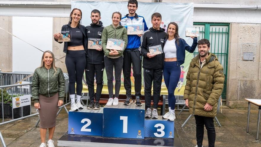 Marta Cabello e Carlos Porto gañan en Padrón a XLIII Carreira Popular de Pascua