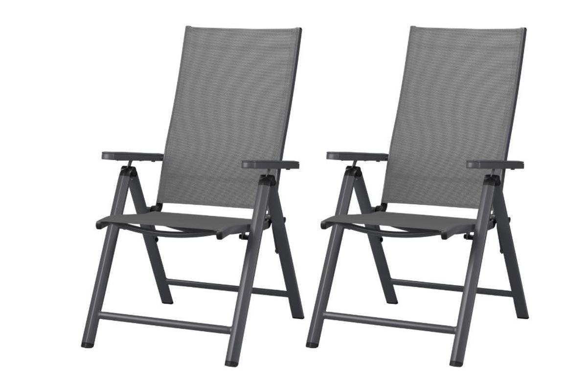 Mañana se esperan colas kilométricas en Lidl para conseguir el pack de dos sillones plegables de aluminio para jardín o terraza más baratos del mercado: con respaldo alto