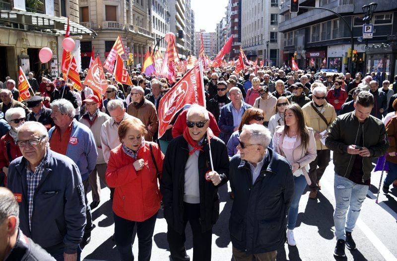 Fotod de la manifestación 1 de mayo- Día del trabajador