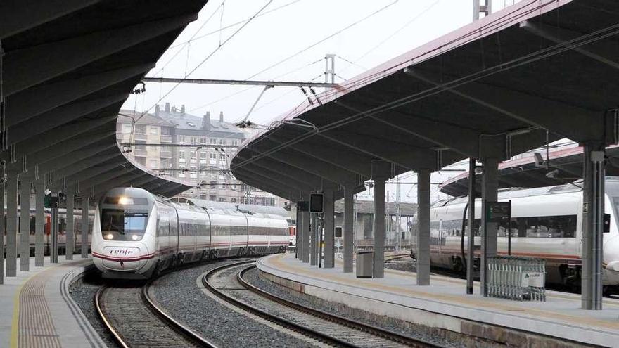 Estación Empalme de Ourense, donde se construirá la intermodal. // Jesús Regal