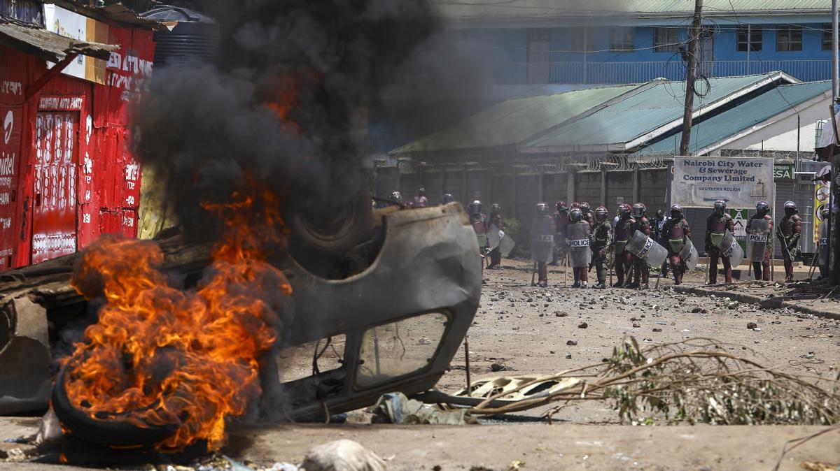 Protestas en Kenia contra el mandato del presidente Ruto