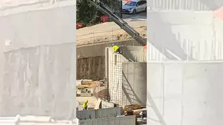 CCOO denuncia la falta de seguridad en las obras del Huerva en Zaragoza: "Seguro que en papel está todo 'ok', así siempre"