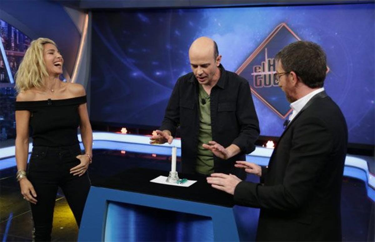 Elsa Pataky, durante su visita a 'El Hormiguero' con Pablo Motos