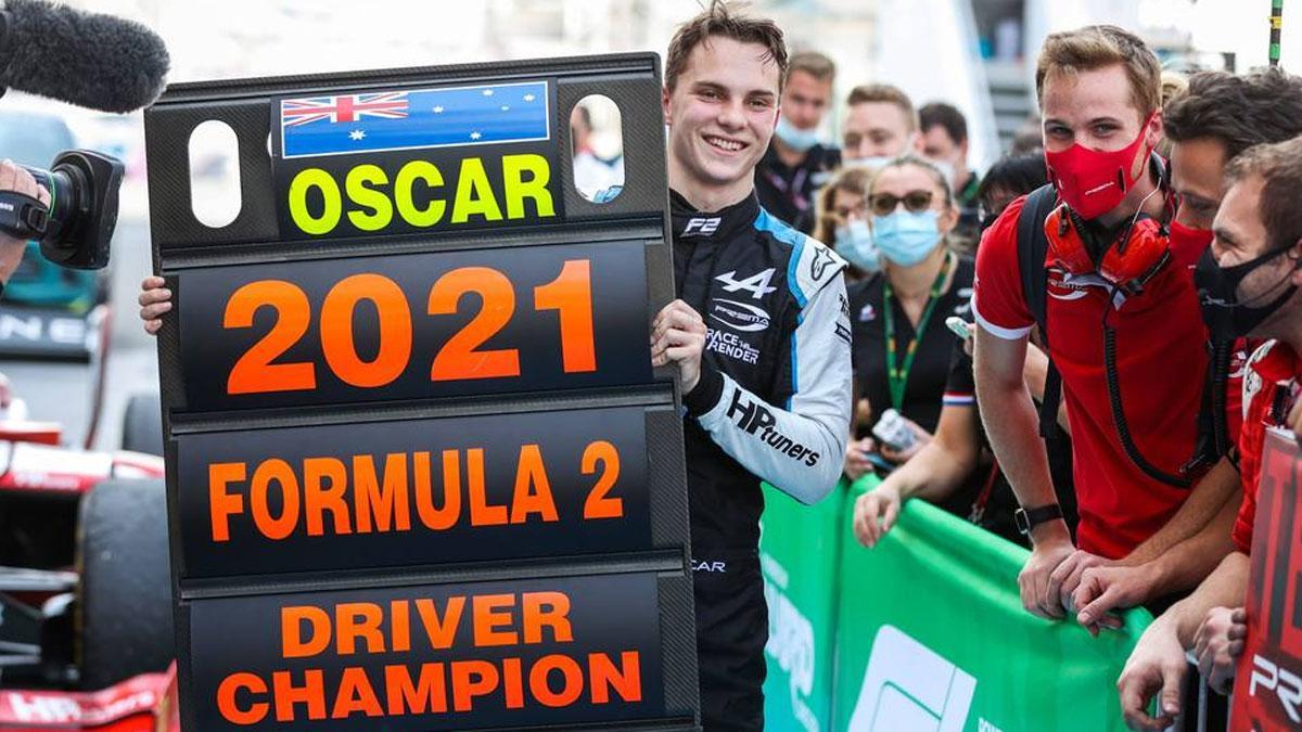 Piastri es el vigente campeón de la F2 y piloto reserva de Alpine en la F1