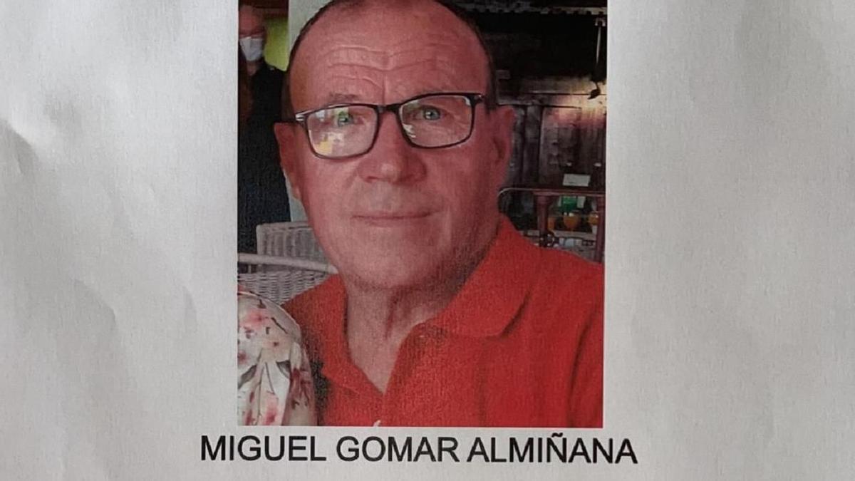 Miguel, desaparecido en Benigànim.