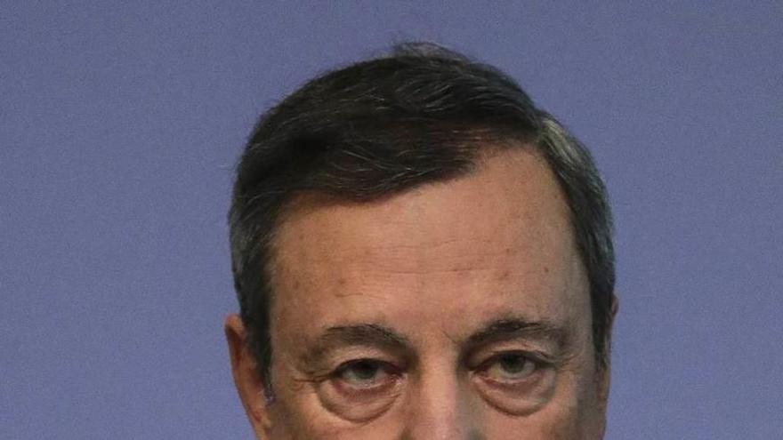 Mario Draghi, ayer.