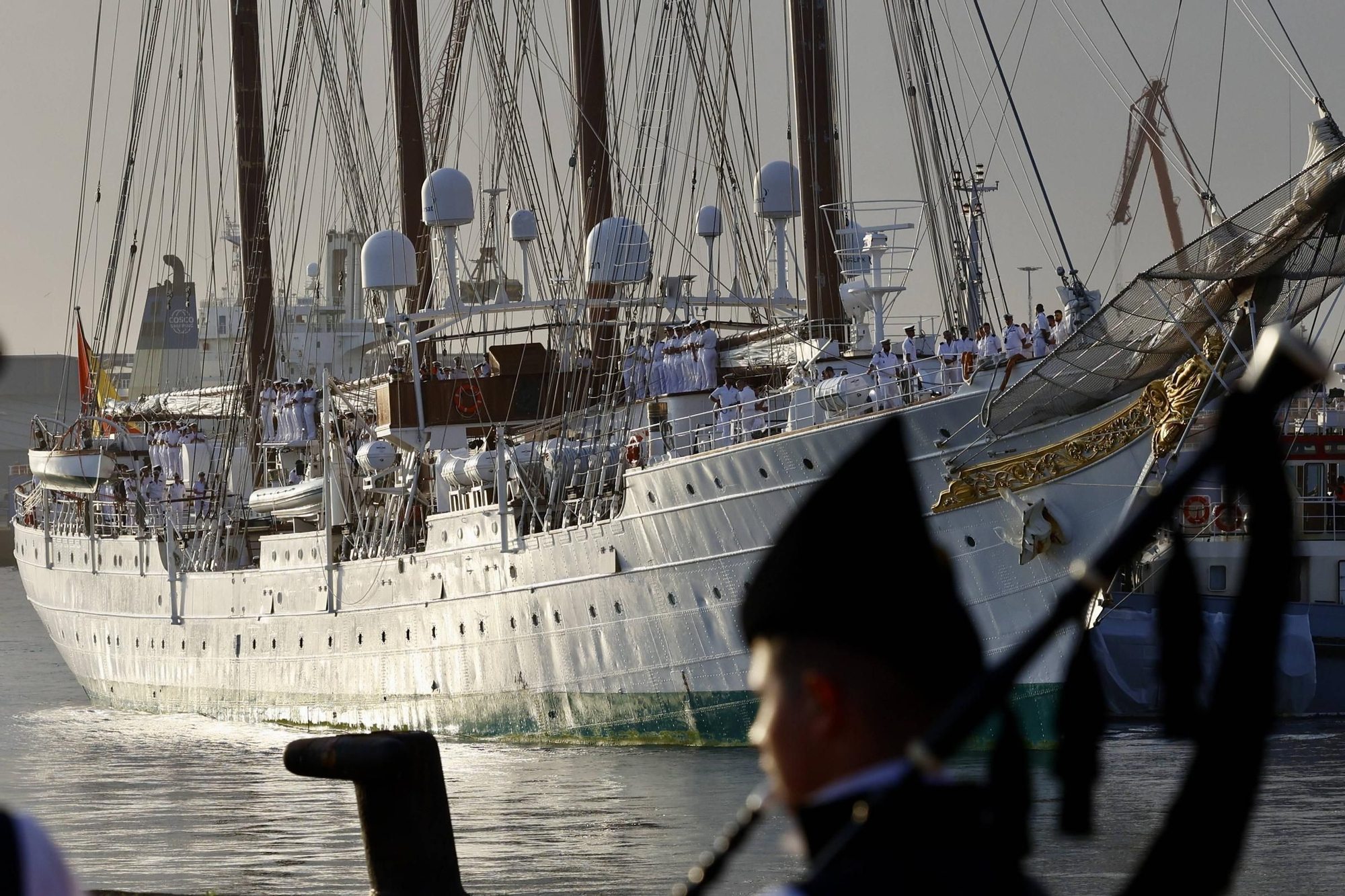 EN IMÁGENES: Así fue la llegada de la Princesa Leonor a Gijón en "Elcano"