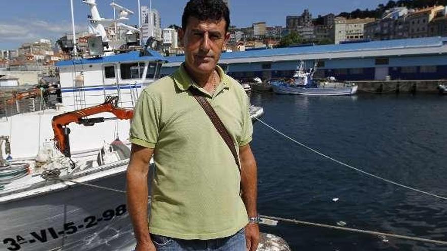 Julio Alonso, patrón mayor de la Cofradía de Pescadores de Vigo.  // J.L.