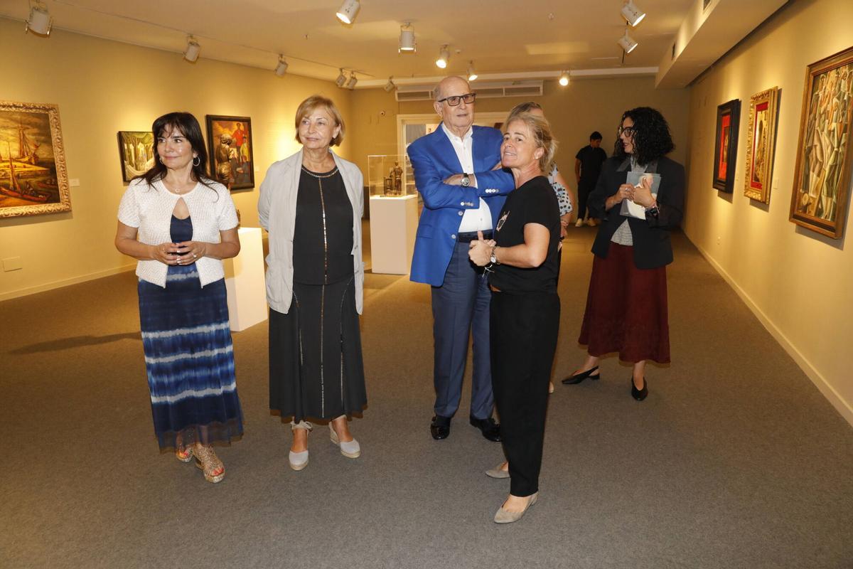 En imágenes: Así fue la visita de Pérez Simón a Avilés