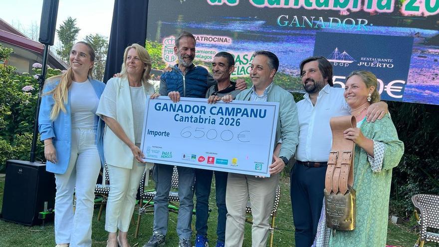 Un asturiano captura el "campanu" de Cantabria, que se queda un restaurante de Santander por 6.500 euros