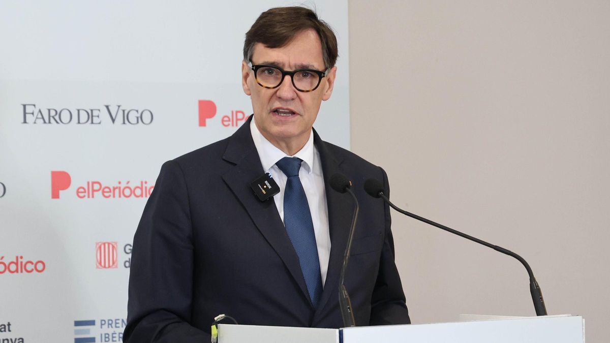 Salvador Illa, durante el desayuno informativo en Vigo organizado por Prensa Ibérica.