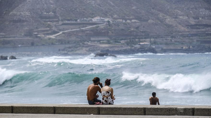 Las Canteras beach, the refuge against calufa (08/13/2023)