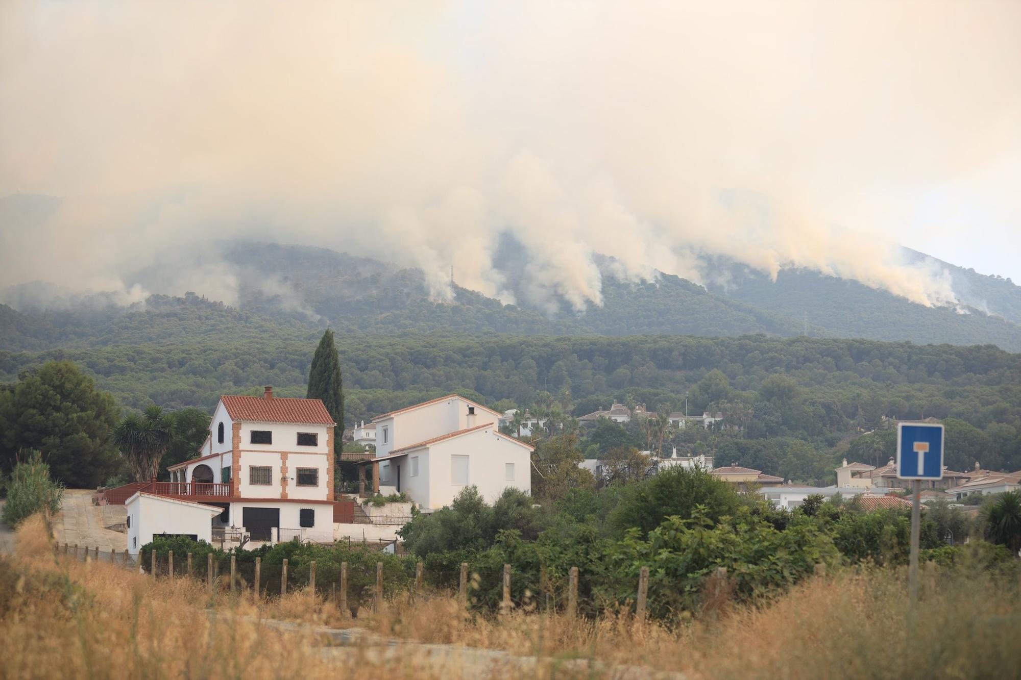 Declarado un incendio en la Sierra de Mijas