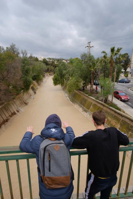 Consecuencias de la lluvia en Elda