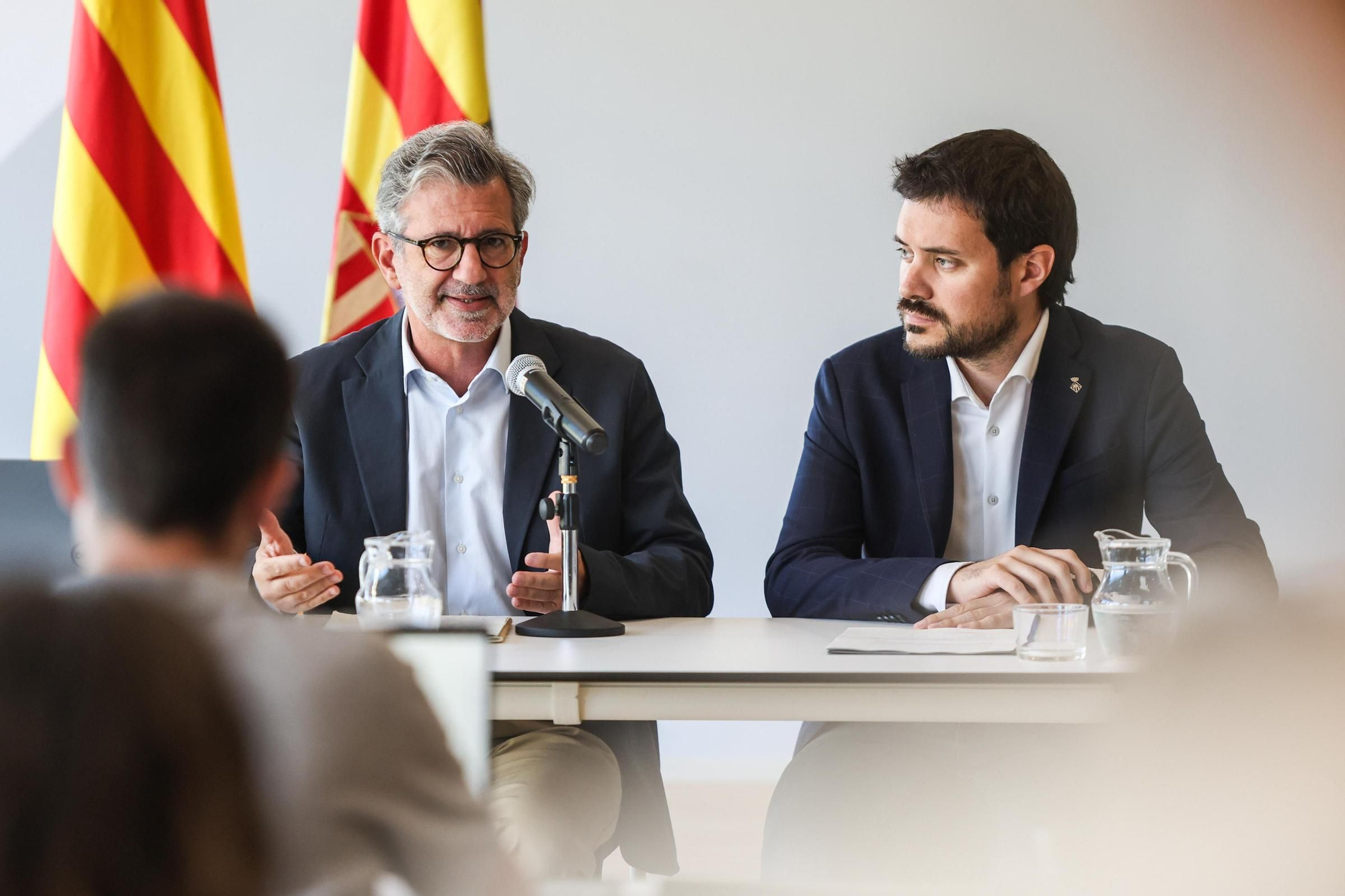 El alcalde Vallès y el teniente de Alcaldía Picornell hacen balance del ecuador de mandato de Sant Cugat del Vallès.