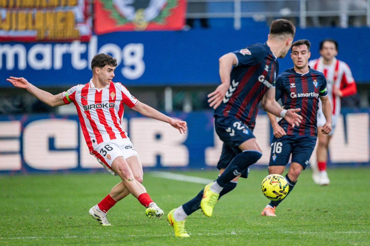 Eibar - Sporting, en imágenes