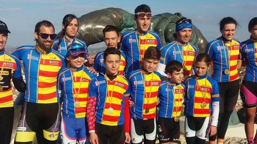 Los ganadores del campeonato autonómico de ciclocross