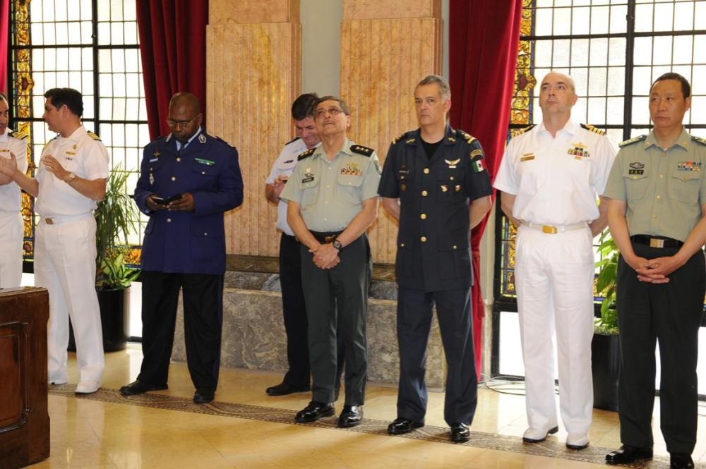 Recepción de Agregados de Defensa Militares Navales y Aéreos