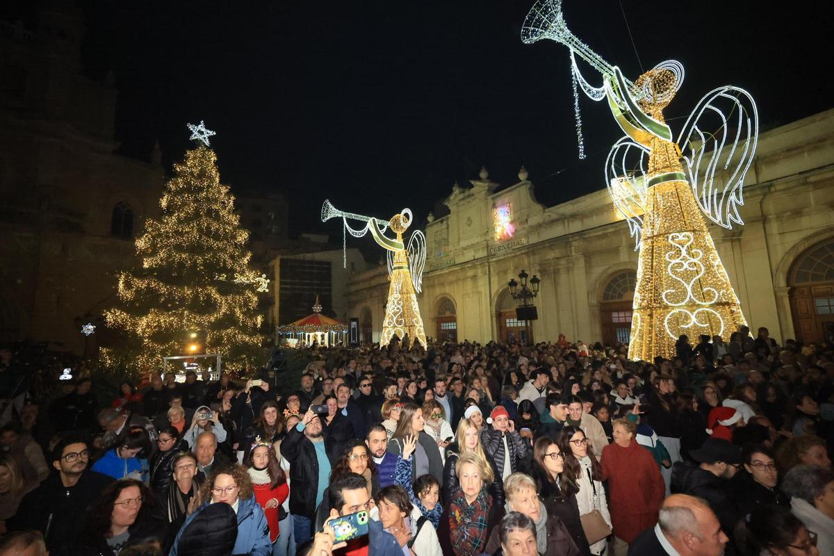 Encendido de las luces de Navidad en Castelló