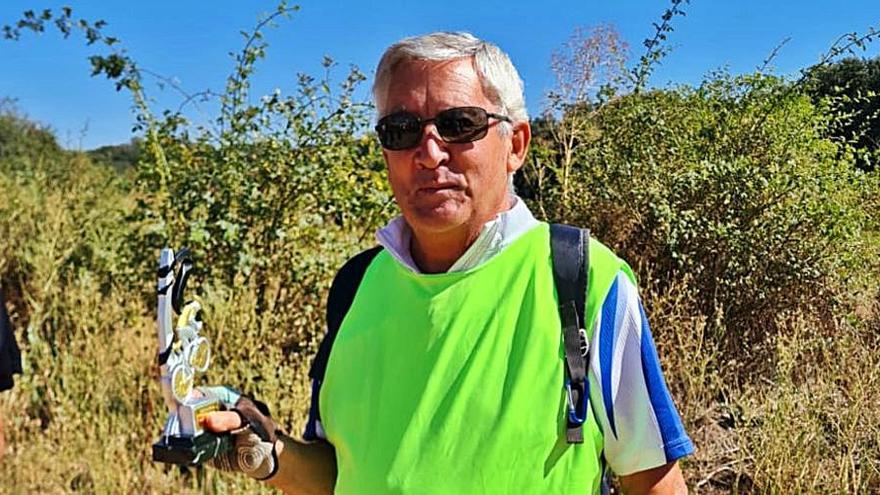 Cirilo, el cicloturista más veterano. | Cedida