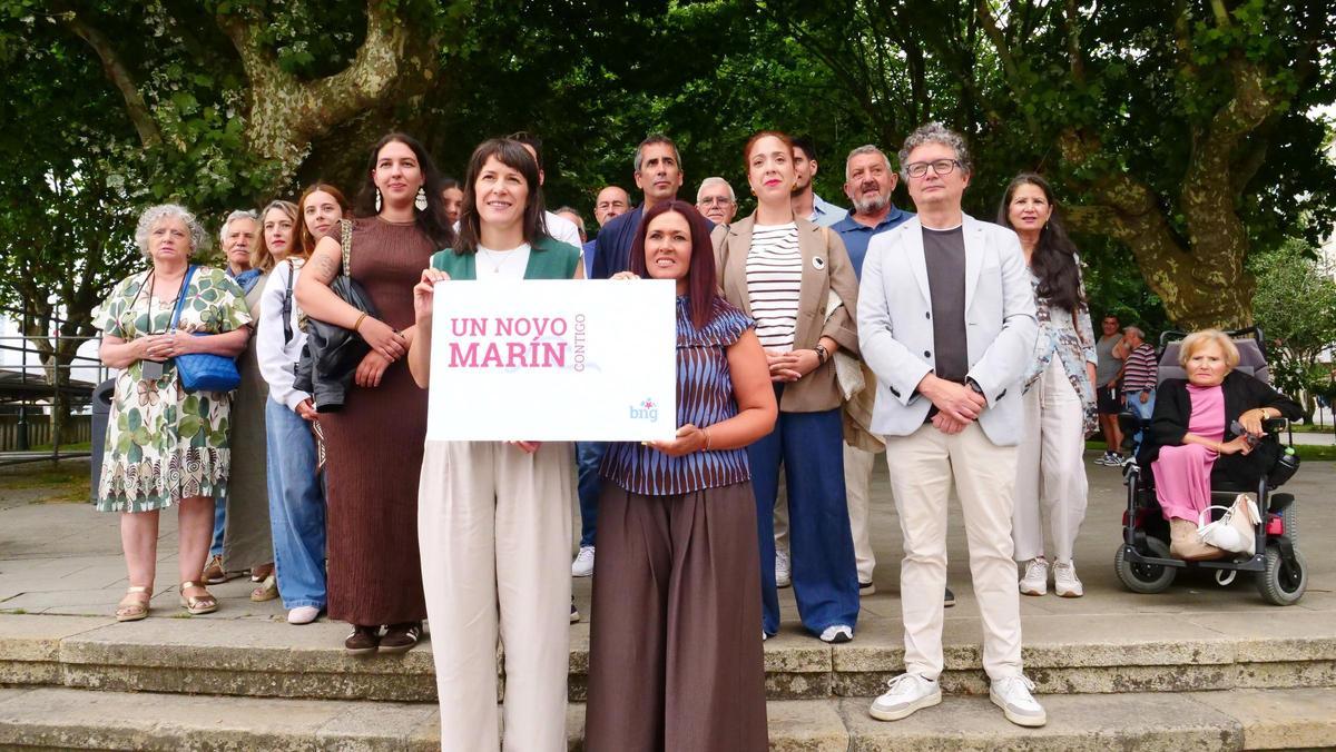 Presentación de Lucía Santos como candidata a la Alcaldía de Marín.
