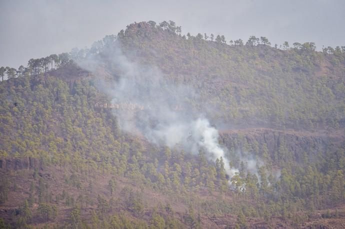 24-02-2020 MOGÁN. Vista del incendio desde Veneguera  | 24/02/2020 | Fotógrafo: Andrés Cruz