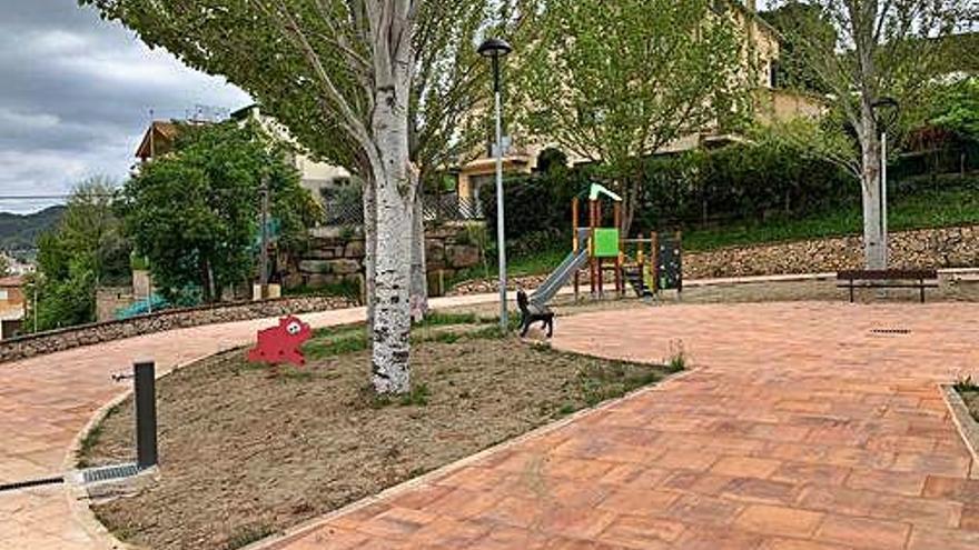 Solsona finalitza les obres de millora al parc infantil situat a la zona del Tossal
