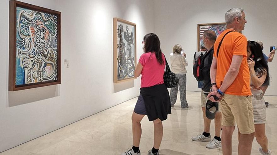 La sala XI del recorrido Diálogos con Picasso. Colección 2020-2023 acoge obras realizadas por Picasso en sus últimos años