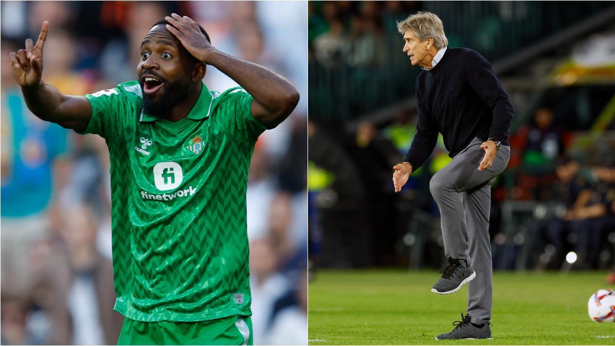 Cédric Bakambú no está dando una a derechas en el Betis