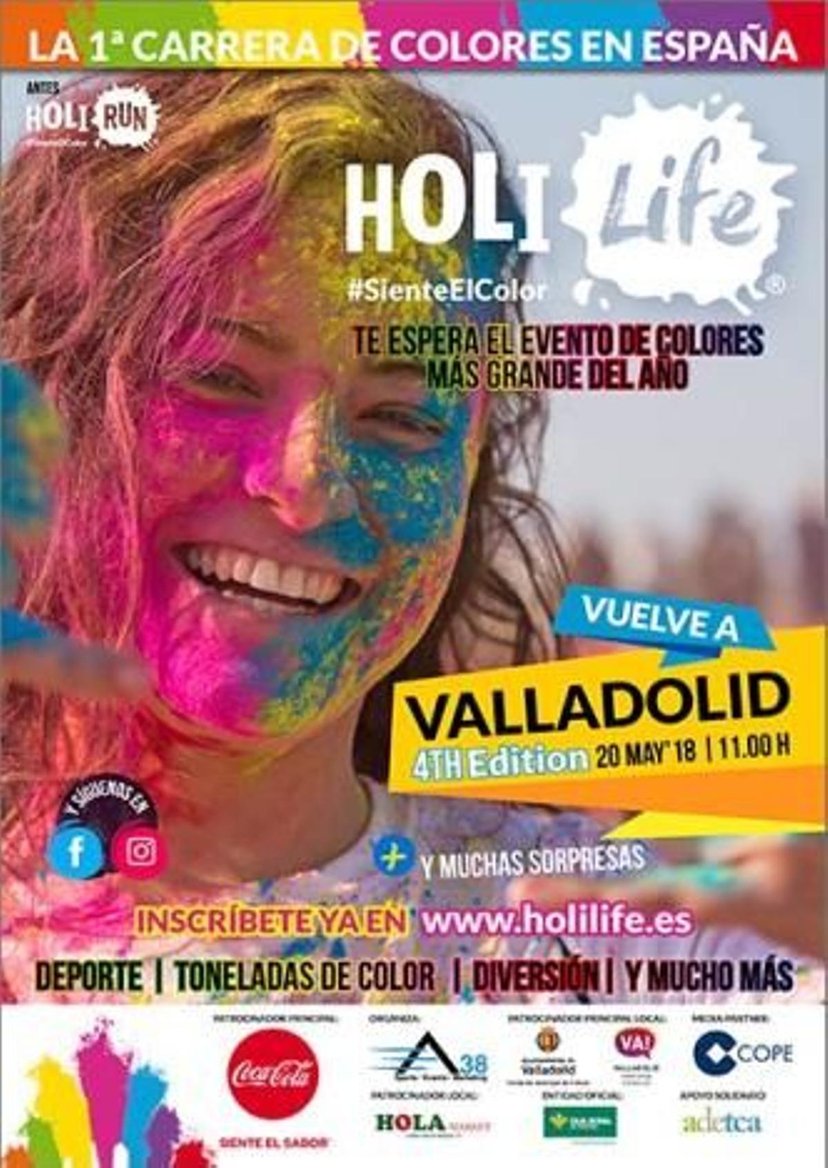 Cartel HOLI Life de Valladolid