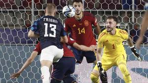 Arnau Tenas salvo un gol cantado de Frigan para la victoria frente a Croacia