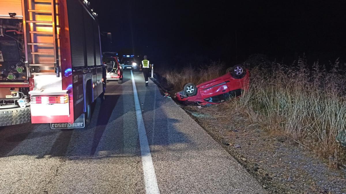 Estado del vehículo tras el accidente.