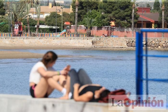 Primer día de paseos al aire libre en Mazarrón