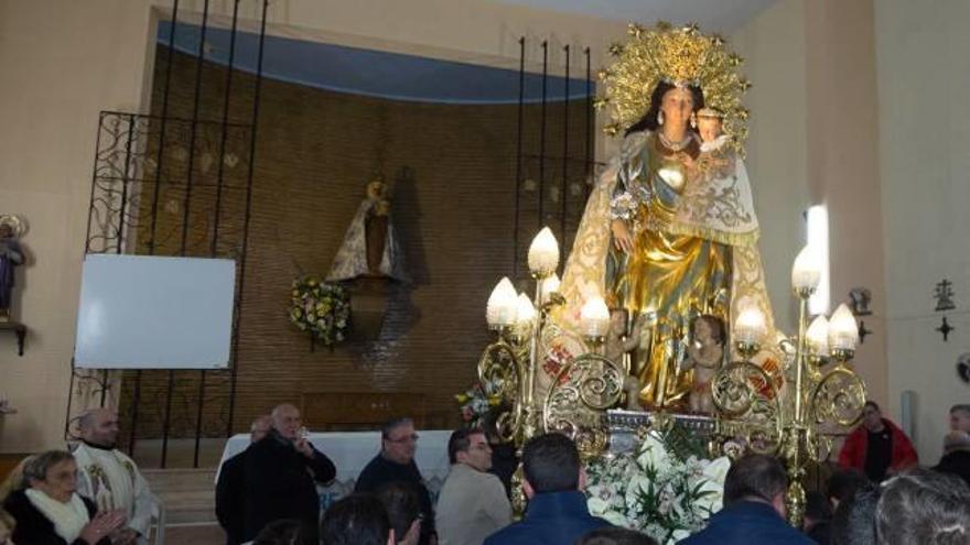 La peregrina visita La Fuensanta con motivo de su 60 aniversario