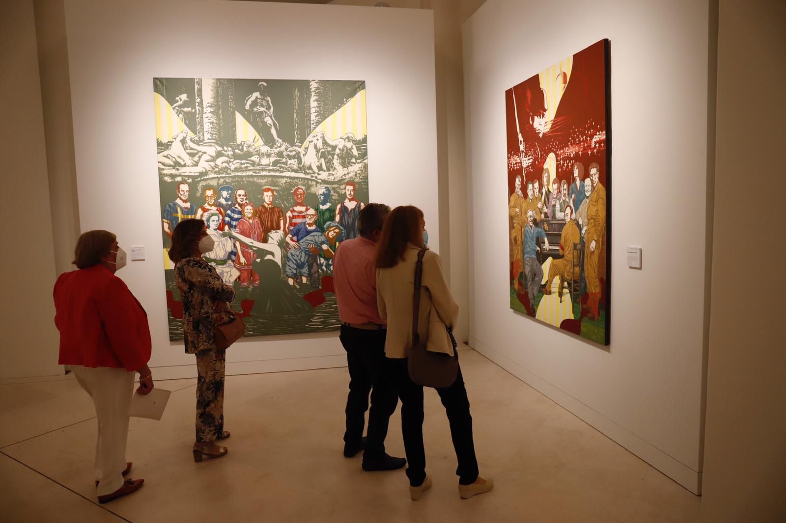 Inauguración de la sala de exposiciones temporales 'Eugenio Chicano' en el Museo de Málaga