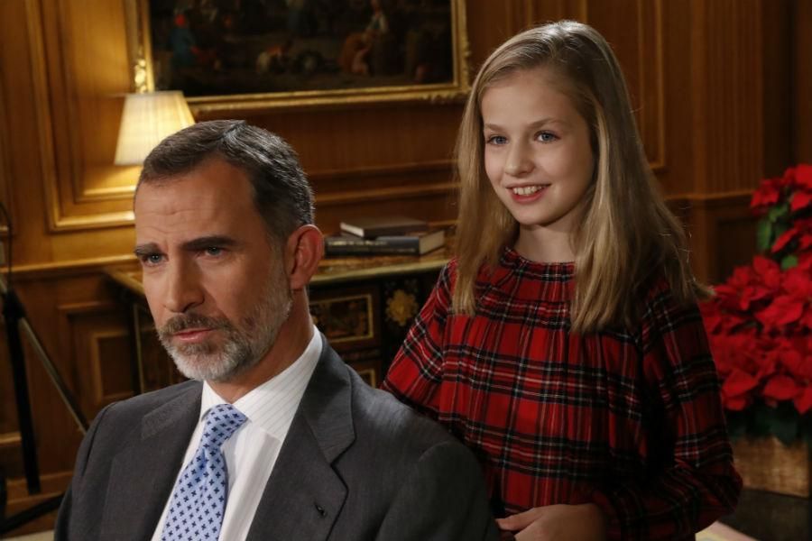 El Rey Felipe junto a su sucesora, la Princesa Leonor