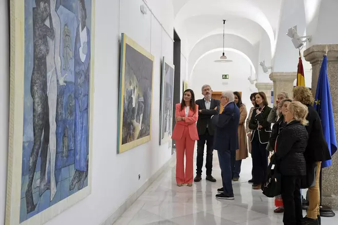 Exposición del emeritense Joaquín González en la Asamblea de Extremadura