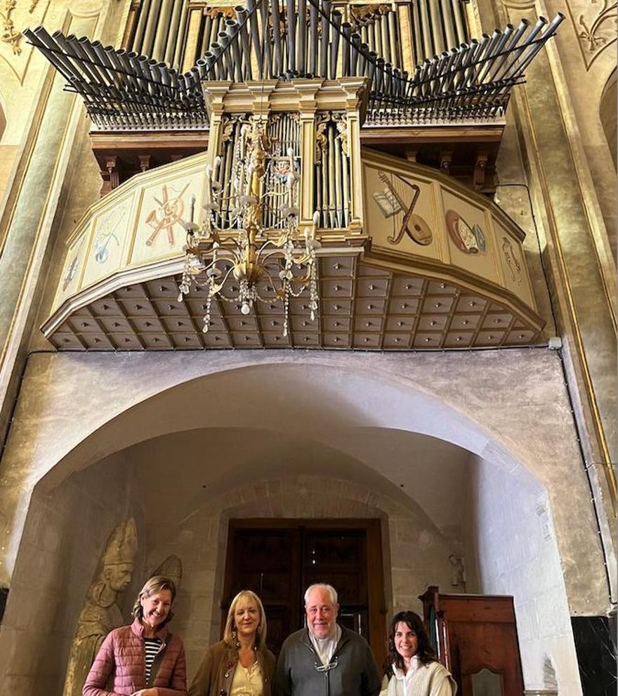 El órgano más histórico de Manacor se viste de largo tras años de restauración